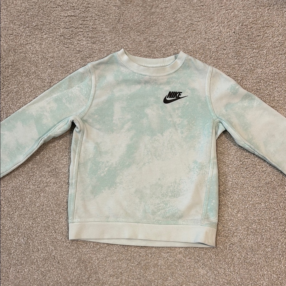 Nike Kids Tie-Dye Sweatshirt - Green